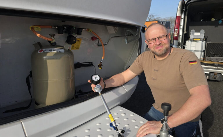Wie wird eine Gasprüfung beim Wohnmobil, Wohnwagen und Campingwagen durchgeführt?